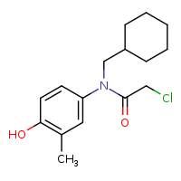 2-chloro-N-(cyclohexylmethyl)-N-(4-hydroxy-3-methylphenyl)acetamide