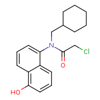 2-chloro-N-(cyclohexylmethyl)-N-(5-hydroxynaphthalen-1-yl)acetamide