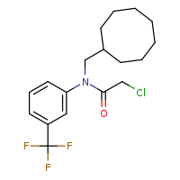 2-chloro-N-(cyclooctylmethyl)-N-[3-(trifluoromethyl)phenyl]acetamide
