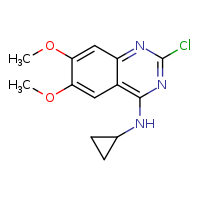 2-chloro-N-cyclopropyl-6,7-dimethoxyquinazolin-4-amine
