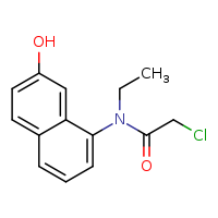 2-chloro-N-ethyl-N-(7-hydroxynaphthalen-1-yl)acetamide
