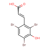 (2E)-3-(2,4,6-tribromo-3-hydroxyphenyl)prop-2-enoic acid