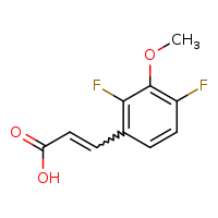(2E)-3-(2,4-difluoro-3-methoxyphenyl)prop-2-enoic acid