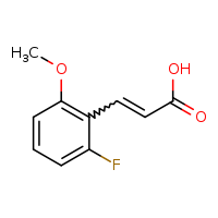 (2E)-3-(2-fluoro-6-methoxyphenyl)prop-2-enoic acid