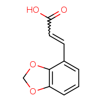 (2E)-3-(2H-1,3-benzodioxol-4-yl)prop-2-enoic acid