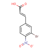(2E)-3-(3-bromo-4-nitrophenyl)prop-2-enoic acid