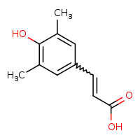 (2E)-3-(4-hydroxy-3,5-dimethylphenyl)prop-2-enoic acid