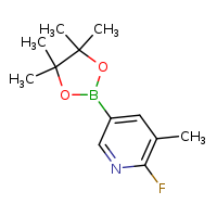 2-fluoro-3-methyl-5-(4,4,5,5-tetramethyl-1,3,2-dioxaborolan-2-yl)pyridine