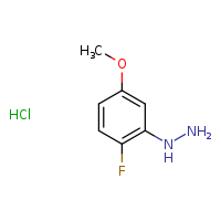 (2-fluoro-5-methoxyphenyl)hydrazine hydrochloride