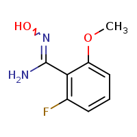 2-fluoro-N'-hydroxy-6-methoxybenzenecarboximidamide