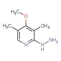 2-hydrazinyl-4-methoxy-3,5-dimethylpyridine