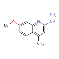 2-hydrazinyl-7-methoxy-4-methylquinoline