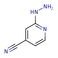 2-hydrazinylpyridine-4-carbonitrile