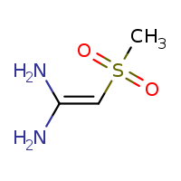 2-methanesulfonylethene-1,1-diamine