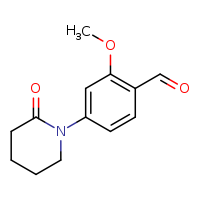 2-methoxy-4-(2-oxopiperidin-1-yl)benzaldehyde