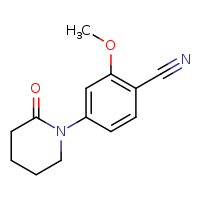 2-methoxy-4-(2-oxopiperidin-1-yl)benzonitrile