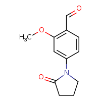 2-methoxy-4-(2-oxopyrrolidin-1-yl)benzaldehyde