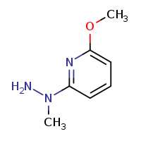 2-methoxy-6-(1-methylhydrazin-1-yl)pyridine