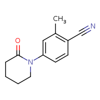 2-methyl-4-(2-oxopiperidin-1-yl)benzonitrile