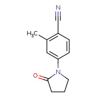2-methyl-4-(2-oxopyrrolidin-1-yl)benzonitrile