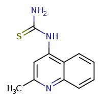 2-methylquinolin-4-ylthiourea