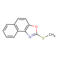 2-(methylsulfanyl)naphtho[1,2-d][1,3]oxazole