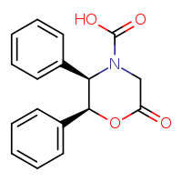 (2S,3R)-6-oxo-2,3-diphenylmorpholine-4-carboxylic acid