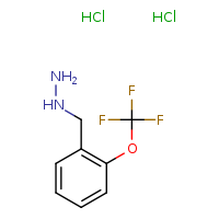 {[2-(trifluoromethoxy)phenyl]methyl}hydrazine dihydrochloride