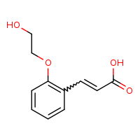 3-[2-(2-hydroxyethoxy)phenyl]prop-2-enoic acid