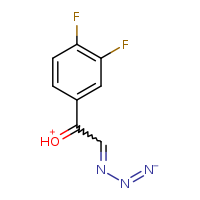 3-[2-(3,4-difluorophenyl)-2-oxidaniumylideneethylidene]triaz-1-en-1-ide