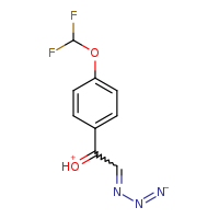 3-{2-[4-(difluoromethoxy)phenyl]-2-oxidaniumylideneethylidene}triaz-1-en-1-ide