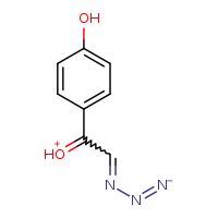 3-[2-(4-hydroxyphenyl)-2-oxidaniumylideneethylidene]triaz-1-en-1-ide