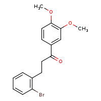 3-(2-bromophenyl)-1-(3,4-dimethoxyphenyl)propan-1-one