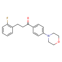 3-(2-fluorophenyl)-1-[4-(morpholin-4-yl)phenyl]propan-1-one