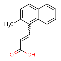 3-(2-methylnaphthalen-1-yl)prop-2-enoic acid