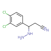 3-(3,4-dichlorophenyl)-3-hydrazinylpropanenitrile