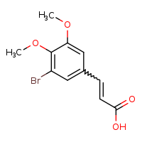 3-(3-bromo-4,5-dimethoxyphenyl)prop-2-enoic acid