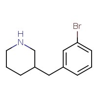 3-[(3-bromophenyl)methyl]piperidine