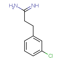 3-(3-chlorophenyl)propanimidamide