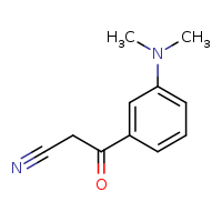 3-[3-(dimethylamino)phenyl]-3-oxopropanenitrile