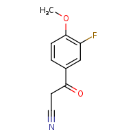 3-(3-fluoro-4-methoxyphenyl)-3-oxopropanenitrile
