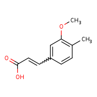 3-(3-methoxy-4-methylphenyl)prop-2-enoic acid