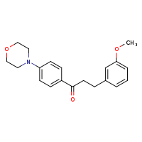 3-(3-methoxyphenyl)-1-[4-(morpholin-4-yl)phenyl]propan-1-one