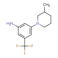 3-(3-methylpiperidin-1-yl)-5-(trifluoromethyl)aniline