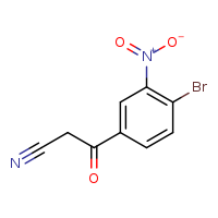 3-(4-bromo-3-nitrophenyl)-3-oxopropanenitrile