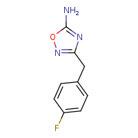 3-[(4-fluorophenyl)methyl]-1,2,4-oxadiazol-5-amine