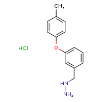 {[3-(4-methylphenoxy)phenyl]methyl}hydrazine hydrochloride