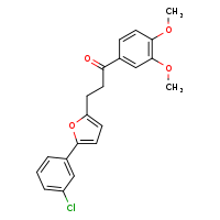 3-[5-(3-chlorophenyl)furan-2-yl]-1-(3,4-dimethoxyphenyl)propan-1-one