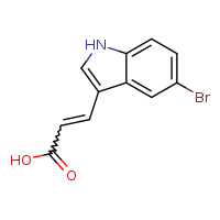 3-(5-bromo-1H-indol-3-yl)prop-2-enoic acid