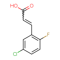3-(5-chloro-2-fluorophenyl)prop-2-enoic acid